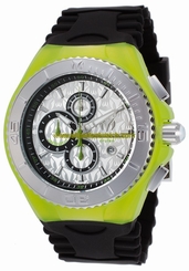 TechnoMarine Watches : 115193 Quartz Chronograph Date Black Silicone Men Watch