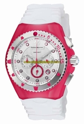 TechnoMarine Watches : 115238 Quartz Chronograph Date White Silicone Women Watch