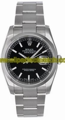Rolex Watches : 116200-BKSO Black Dial Automatic Self Winding Unisex Watch
