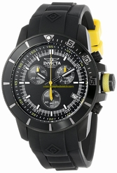 Invicta Watches : 11748 Black Dial Stainless Steel Band Men Watch