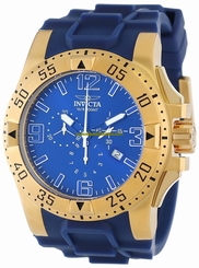 Invicta Watches : 11903 Quartz Chronograph Date Blue Silicone Men Watch