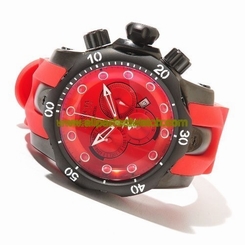Invicta Watches : 11970 Quartz Chronograph Date Red Rubber Men Watch