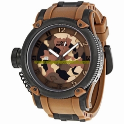 Invicta Watches : 1198 Brown Camouflage Quartz Men Watch