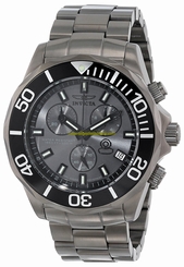 Invicta Watches : 12114 Grey Dial Stainless Steel Band Men Watch