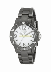 Invicta Watches : 1213 White Dial Plastic Band Women Watch