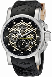 Invicta Watches : 12140 Quartz Chronograph Date Black Silicone Men Watch