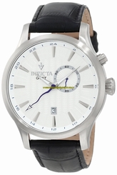 Invicta Watches : 12226 White Dial Leather Men Watch