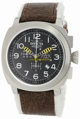 Invicta Watches : 12313 Quartz Chronograph Date Brown Leather Men Watch