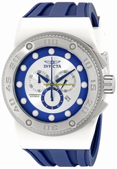 Invicta Watches : 12327 Quartz Chronograph Date Blue Silicone Men Watch