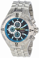 Invicta Watches : 12349 Black Dial Luminescent Hands Stopwatch Men Watch