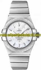 Omega Watches : 123.10.31.20.05.001 Autoamtic Self-wind Mother Of Pearl Constellation Women Watch