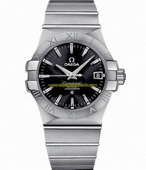 Omega Watches : 123.10.35.20.01.001 35mm Automatic Co-Axial Black Dial Stainless Steel Case With Stainless Steel Bracelet Men Watch