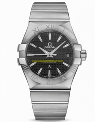 Omega Watches : 123.10.35.20.01.002 35mm Automatic Co-Axial Black Dial Stainless Steel Case With Stainless Steel Bracelet Men Watch