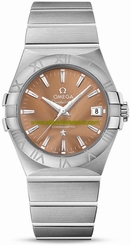 Omega Watches : 123.10.35.20.10.001 Automatic Chronometer Bronze Dial Date Stainless Steel Men Watch