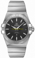 Omega Watches : 123.10.38.21.01.002 38mm Automatic Co-Axial Chronometer Black Dial Stainless Steel Case With Stainless Steel Bracelet Men Watch