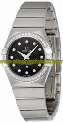 Omega Watches : 123.15.27.60.51.001 Quartz Stainless Steel Women Watch