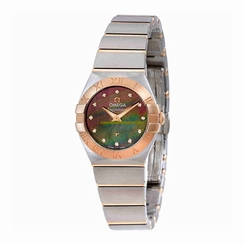 Omega Watches : 123.20.24.60.57.006 Tahiti Mother Of Pearl Dial Fixed 18kt Yellow Gold Band Men Watch