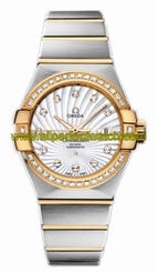 Omega Watches : 123.25.31.20.55.002 Automatic Diamonds and Gold Tone Women Watch