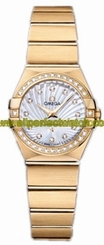 Omega Watches : 123.55.24.60.55.003 Quartz Diamonds and Gold Tone Women Watch