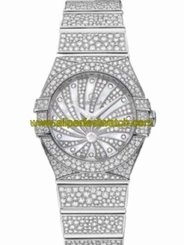 Omega Watches : 123.55.24.60.55.010 Quartz Diamonds Hour Markers Women Watch