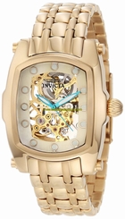 Invicta Watches : 1241 Gold Dial Stainless Steel Band Women Watch
