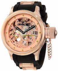 Invicta Watches : 1244 Rose Gold Dial Luminous Men Watch