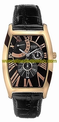 Guess Watches : 12536G3 Quartz Analog Black Leather Men Watch