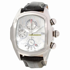 Invicta Watches : 12618 Automatic Chronograph Date Black Leather Men Watch