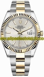 Rolex Watches : 126333-SLVSO Automatic Silver Dial 18K Yellow Gold and Stainless Steel Men Watch