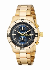 Invicta Watches : 12655 Blue Dial Luminescent Hands Stop Watch Men Watch