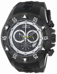 Invicta Watches : 12691 Quartz Chronograph Date Black Silicone Men Watch