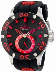 Invicta Watches : 12702 Quartz Analog Black Silicone Men Watch