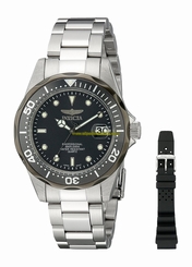 Invicta Watches : 12812 Grey Dial Stainless Steel Band Men Watch