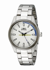 Invicta Watches : 12826 Silver Dial Stainless Steel Band Men Watch