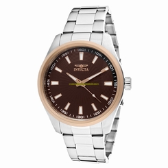 Invicta Watches : 12827 Brown Dial Water-resistant Men Watch