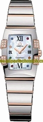 Omega Watches : 1283.79.00 Quadrella Mini Constellation Women Watch