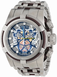Invicta Watches : 12899 Brown Skeleton Quartz Men Watch