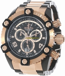 Invicta Watches : 13019 Black Dial Chronograph Luminous Stop-watch Men Watch