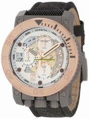 Invicta Watches : 13050 Quartz Chronograph Day Date Titanium Case Black Cloth Men Watch