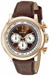 Invicta Watches : 13059 Brown And Silver Quartz Men Watch
