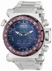 Fake AAA Invicta Watches : 13076 Black Dial Stainless Steel Band Men Watch Watch