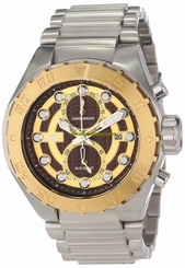 Invicta Watches : 13089 Brown Dial Stainless Steel Band Men Watch