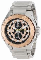 Invicta Watches : 13091 Black Dial Stainless Steel Band Men Watch