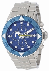 Invicta Watches : 13102 Blue Dial Stainless Steel Band Men Watch
