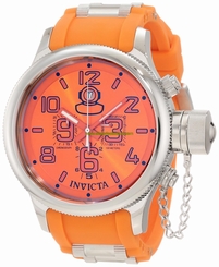 Invicta Watches : 1346 Quartz Chronograph Date Orange Polyurethane Men Watch