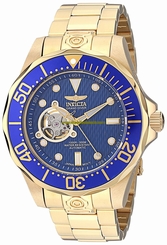 Invicta Watches : 13711 Blue With Skeletal Display Automatic Men Watch
