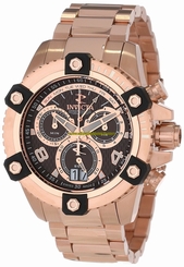 Invicta Watches : 13720 Brown Dial Luminescent Hands Stopwatch Men Watch