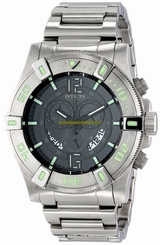 Invicta Watches : 13924 Black Dial Stainless Steel Band Men Watch