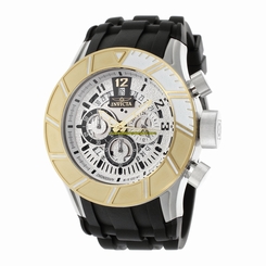 Invicta Watches : 14021 Silver Dial Chronograph Luminous Stop-watch Men Watch