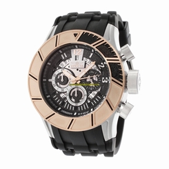 Invicta Watches : 14024 Quartz Chronograph Date Black Polyurethane Men Watch